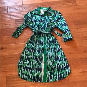 Gorgeous Shirt Dress with 3/4 Length Sleeve